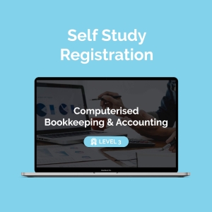 Level 3 certificate in computerised bookkeeping and accounting (601/9055/3) self-study registration