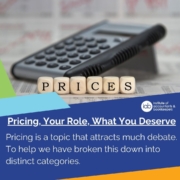 Pricing, your role, what you deserve.