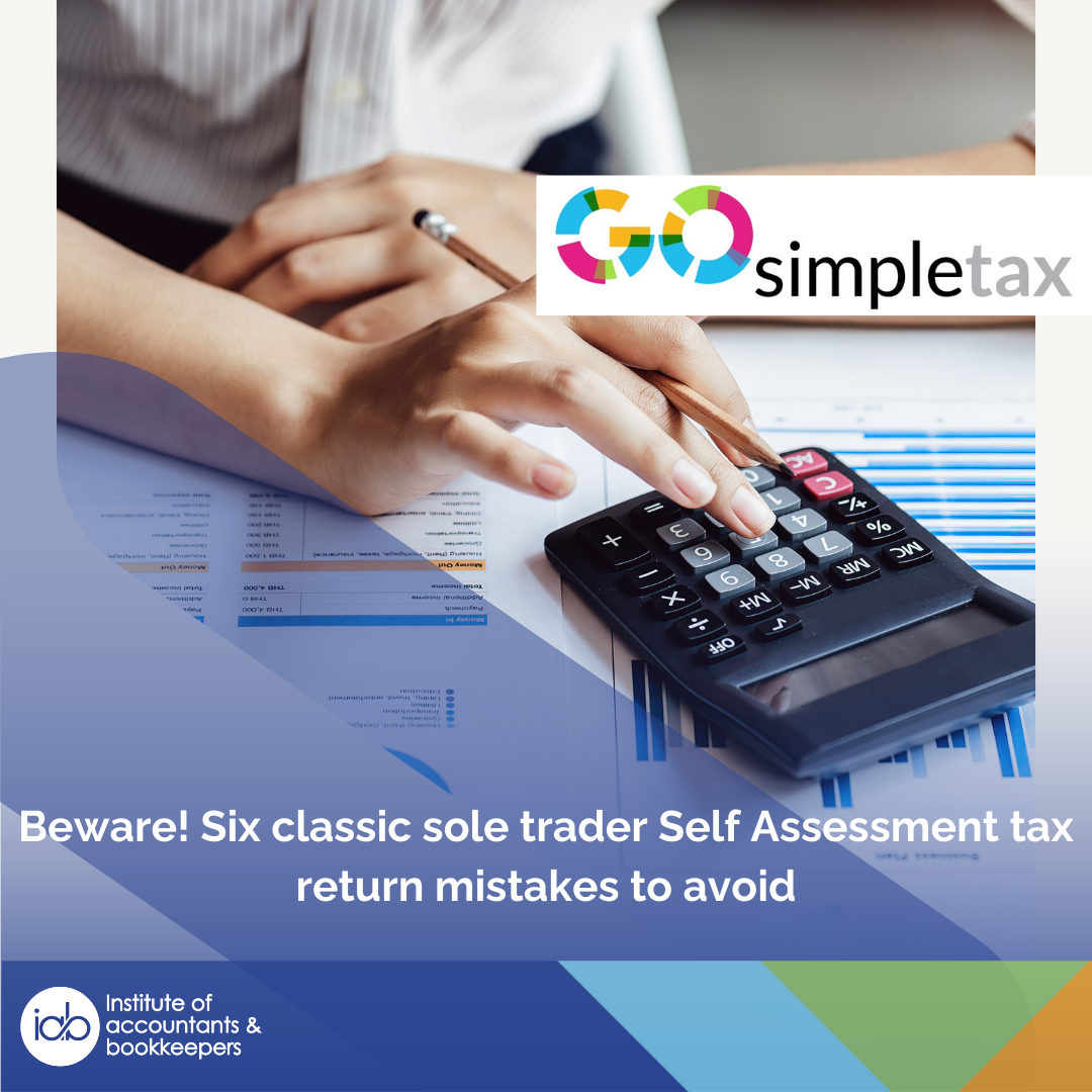 Avoid These Sole Trader Self Assessment Tax Return Mistakes